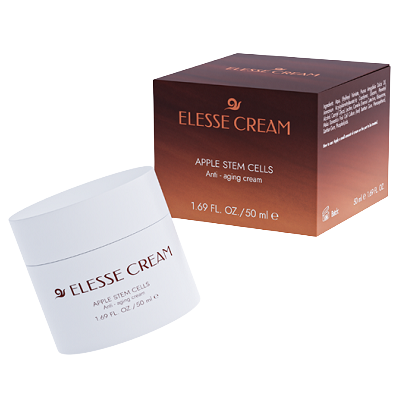 Elesse Cream – elastyczność i młodszy wygląd skóry Elesse Cream opakowanie – krem Anti-Aging, nowoczesna pielęgnacja dla aktywnego stylu życia.